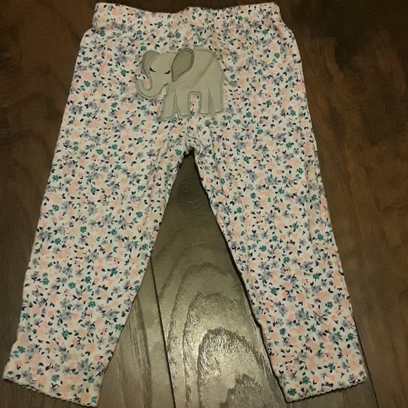 Carter 24 months Floral elephant desig Pants - Picture 2 of 4